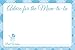 Jot & Mark Baby Shower Advice Cards for New Moms 25 Cards per Pack, Blue