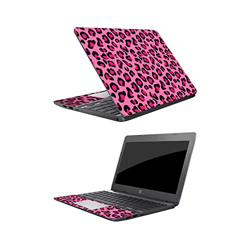 MightySkins Skin Compatible with HP Chromebook 11 (2018) 11.6" - Pink Leopard |…