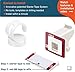 RovingCove Ergonomic Magnetic Cabinet Baby Locks 8-pk, Child Proof Drawer Cupboard Latches, Adhesive, Easy Install with Starter Tape System, 8 Locks 2 Ring Keys