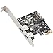 SYBA SD-PEX20160 2-Port USB 3.0 PCI-Express Card, x1, Revision 1.0; Renesas Chipset with Full & Low Profile Brackets (SybaSD-PEX20160 )