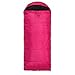 Lucky Bums Youth Muir Sleeping Bag 40°F/5°C with Digital Accessory Pocket and Carry Bag, Pink