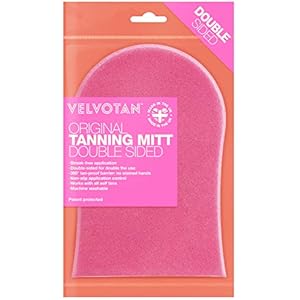 VELVOTAN-Original-Double-Sided-Tanning-Mitt-Pink-Self-Tanning-Applicator-Clever-Lotion-Resistant-Reusable-Sleek-Application VELVOTAN Original Double Sided Tanning Mitt Pink - Self Tanning Applicator - Clever Lotion Resistant - Reusable - Sleek…