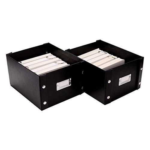 SnapNStore Index Card Holder Collapsible Organizer Box fits 1100