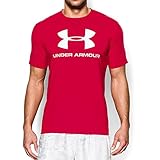 Under Armour Men's Sportstyle Logo T-Shirt, Red/Steel, Large