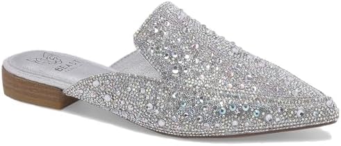 Amazon.com | Women's Mules with Pearls Pointed Toe Crystal