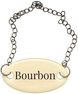 Duke Baron Vintage Brass Tag, Bourbon with Chain