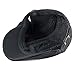 Newsboy Flat Cap for Men 8 Panel Peaky Gatsby Ivy Cabbie Hat Grey