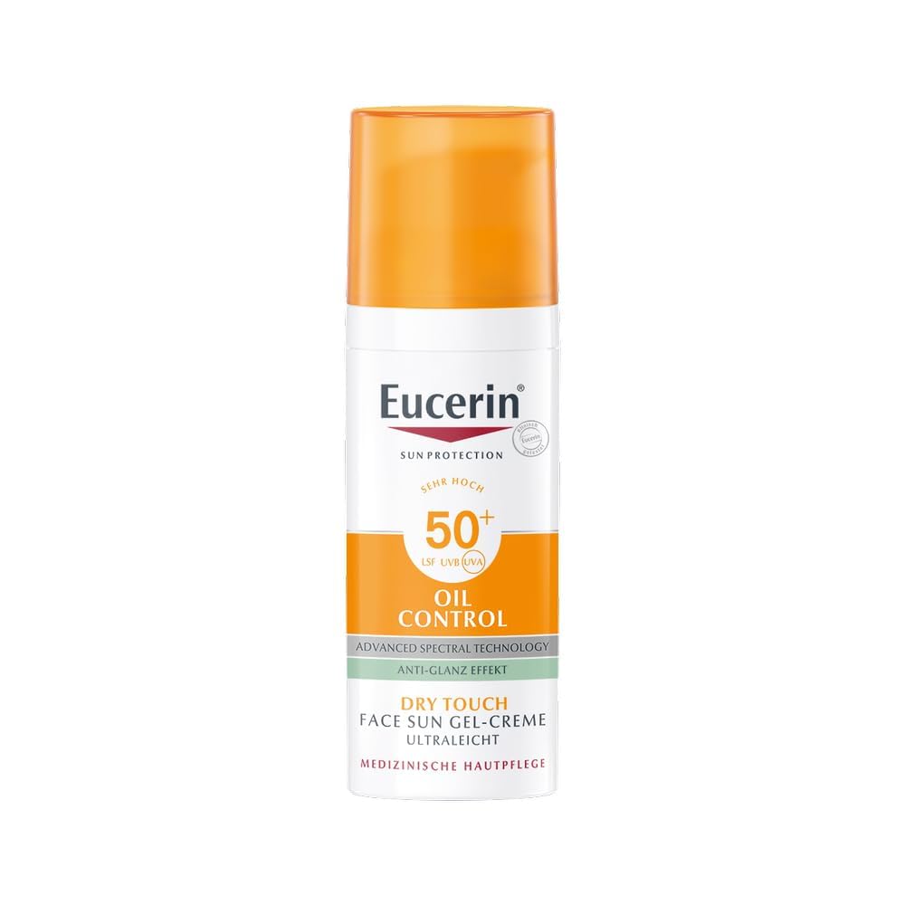 Eucerin Oil Control Sun Face Gel-Creme LSF 50+ 50 ml, Sonnencreme