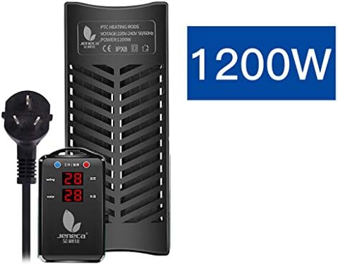 Aquarium Heaters Smart digital screen fish tank thermostat with independent switch and intelligent thermostat 220v black (Size : Double tube 1200 watt)
