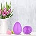 Totem World Jumbo 10-Inch Solid Pink Easter Egg - The Perfect Size For Holding Toys, Candy Bars, And Stuffed Animals - Easy To Open, Tough To Break - Great As Party Favors And Easter Basket Stuffers
