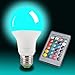 Sdida LED RGB Bulb E27 Equivalent to 15W, Remote Control, Color Changing and Dimmable Light Bulb