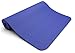 Yoga Mat - Eco Friendly, Nonslip for Hot Yoga; Travels Easily in Your Yoga Bag; Comes with Yoga Mat Strap Carrier; Best Thick, Organic Mat for Exercise, Pilates and Yoga;-DarkBlue/LtBlue