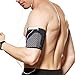 Cell Phone Armband for Running, Sports Armband for All Phones Fitness and Gym Workouts Universal (iPhone X/8/7/6/Plus,Samsung Galaxy S9/S8/S7/S6/Edge/Plus & LG,Huawei,Google,Sony & More) Black L