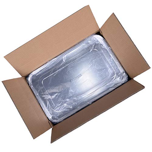 Daxwell Aluminum Foil Steam Table Pan Lids, Full Size, J10002295 (Pack of 50)