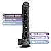 Eden Adult Sex Toys - 14 Inch Extra Long Big Black Dildo – 2.5