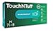 Ansell Touch N Tuff 92-500 Nitrile Glove, Chemical Resistant, Powdered, Disposable, Rolled Beaded Cuff, 9.5