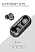 Dudios True Wireless Headphone, Bluetooth 5.0 Earbuds HiFi Stereo Sound Mini in-Ear Headset (One-Button Control, 15 hrs Playtime, Auto Pairing)-Upgraded Version