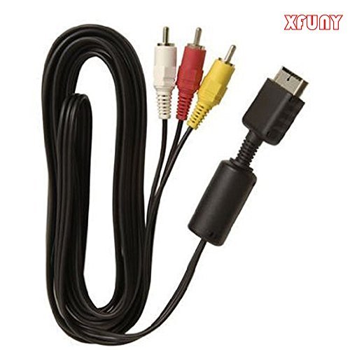 image for XFUNY(TM) Stereo RCA AV Audio/Video Composite Cable Leadwire TV Cord f