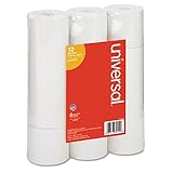 Universal 35715GN Adding Machine/Calculator Roll, 16 lb, 2-1/4" x 130 ft, White (Pack of 12)