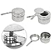 ZENY Round Chafing Dish Full Size 5 Quart Stainless Steel Deep Pans Chafer Dish Set Buffet Catering Party Events Warmer Serving Set Utensils w/Fuel Holder (1)