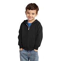 Precious Cargo unisex-baby Full Zip Hooded Sweatshirt 3T Jet Black