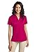 Port Authority Women's Silk Touch Performance Polo M Pink Raspberry