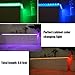 Multi-Color LED Strip Light Kit, 4 Pre-cut Lights Bar With Remote and Adapter, 9.8 ft Color Changing LED for Under Cabinet Lighting, 49-70 Inch TV Bias Lighting,Home Theater Decor,RGB Backlight