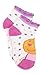 Peppa Pig Girls Toddler 6 pack Quarter Style Socks Set (Shoe: 7-10 (Sock: 4-6), Pink/Multi Quarter)