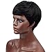 Naseily Short Curly Synthetic Wigs For Black Women Natural Black Hair Wig African American Women Wigs