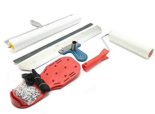 CGOLDENWALL Cement Self-Leveling Kit Epoxy Tool Floor Paint Roller