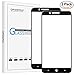 Orzero (2 Pack) Compatible for ZTE Blade Z Max, Z982, Zmax Pro 2, ZTE Sequoia Blade Tempered Glass Screen Protector, (Full Coverage) 2.5D Arc Edges 9 Hardness HD-Black