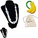 ANJ Baby Teething Necklace for Mom with Bonus Baby Teether | Perfect Baby Shower Gift | 100% BPA Free Food Grade Silicone Baby Teething Beads |Stylish for Mom and Soothing for Baby …
