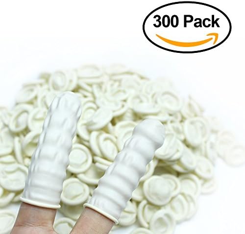 Safety Guy's Latex Medical Grade Finger Cots, One Size (300 Pack)