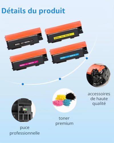 myCartridge 117A Toner Cartridge Compatible with HP 117A for HP Color Laser MFP Toner 178nw 178nwg 179fnw 179fwg 150a 150w 150nw (Black Yellow Cyan Magenta, 4 Pack)