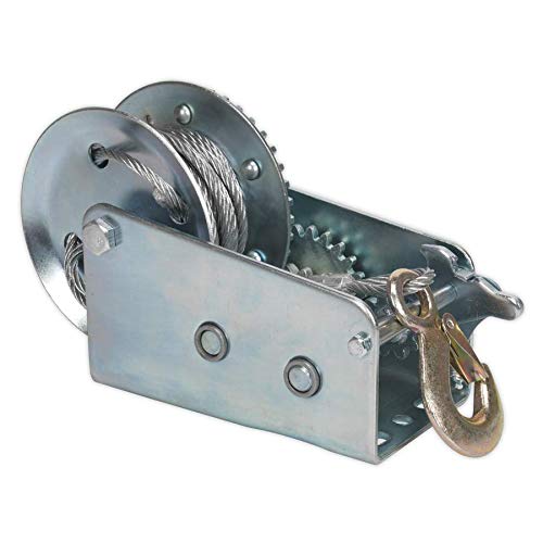 Sealey GWC2000M Geared Hand Winch with Cable, 900kg Capacity - Image 3