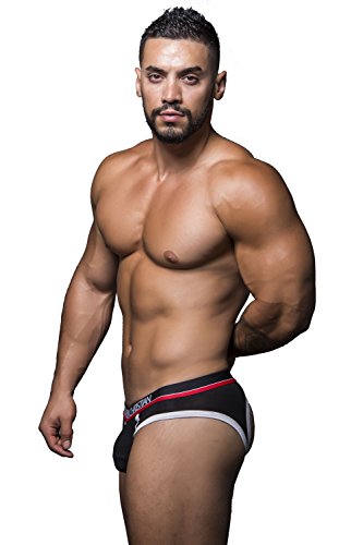 CoolFlex Locker Room Jock w/ Show-It, Black, Medium