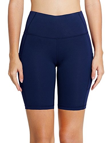 BALEAF-Womens-8-5-2-High-Waist-Workout-Yoga-Running-Compression-Exercise-Shorts-Side-Pockets-RegularPlus-Size