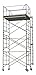 CBM Scaffold Masonry Frame 2 Sets 5'x5'x7' Scaffolding with Cross Brace and Coupling Pins CBM1290