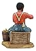 Ebros Vintage Black Americana History African American Boy Shucking Corn Statue 6