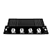 TV Splitter, StarTV TV Antenna Booster Signal Amplifier 1 in 4 out Ports 10.5db Gain Cable satellite TV Splitter for Outdoor Indoor Antenna Black