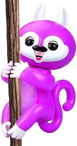 Finger Toys Squirrel, Daluo Interactive Baby Squirrel Finger Toys for Children, Electronic Toys for boys and Girls (Purple)