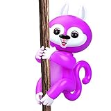 Finger Toys Squirrel, Daluo Interactive Baby Squirrel Finger Toys for Children, Electronic Toys for boys and Girls (Purple)