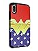 iPhone X Case, DURARMOR DC Comics Wonder Woman Dual Layer Hybrid ShockProof Ultra Slim Fit Armor Air Cushion Defender Protector Cover for iPhone X Wonder Woman