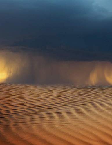 Notebook: landscape desert storm sand clouds sky weather drought dry dust by Wild Pages Press