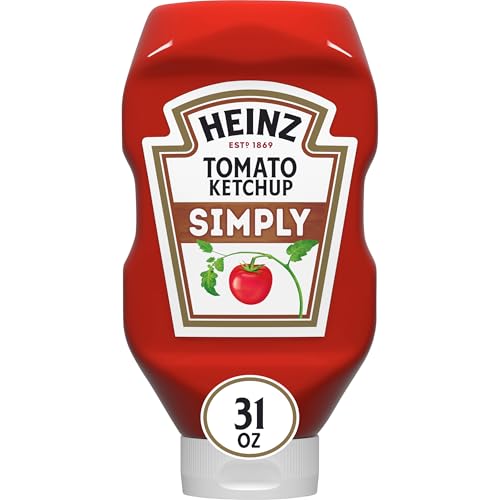 HEINZ SIMPLY TOMATO KETCHUP WITH NO ARTIFICIAL SWEETENERS (31 OZ BOTTLE)
