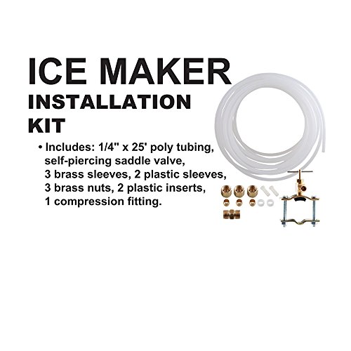 Ice Maker Supply Line and Humidifier Installation Kit for Refrigerators