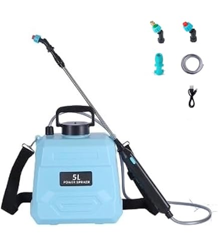 Pulverizador Eléctrico Recargable USB 1L - Para Regar Plantas, Fertilizar Y Limpiar, Con Boquilla Ajustable Y Indicador De Batería