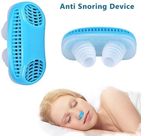 Mobhada 2 IN 1 Anti Snore Nasal Dilator Stop Snoring Nose Vent Cone & Air Purifier Device