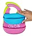 Comcl Baby Bibs for Boys Girls Waterproof Silicone Bib with Pocket Toddler, Set of 3 Colors