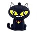 Fun Flash Drive 32GB, Pen Drive USB2.0 AreTop Cute Cartoon Miniature Black Cat Shap Memory Stick Swivel Thumb Drives for Date Storage Gift for School Students Kids Children Teacher Collegue Employees